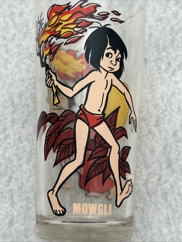 vintage Mowgli Jungle Book  Glass 6 1/2 inches - Picture 3 of 6