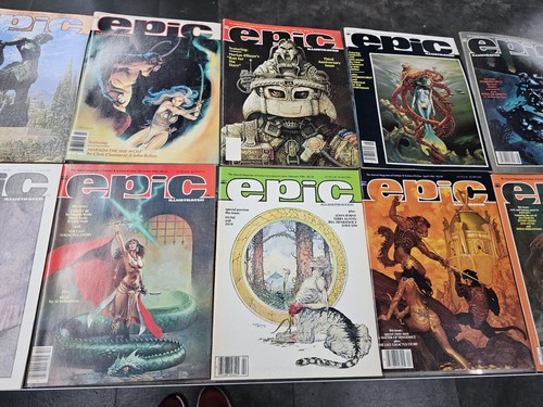 EPIC Illustrated Magazines #1-31 Complete Run AVG-NM ✨ (1980-1985) Vintage Lot 2 - Picture 5 of 11