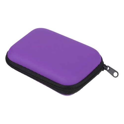 Estuche para dardos, almacenamiento de dardos EVA con bolsillos de malla, púrpura