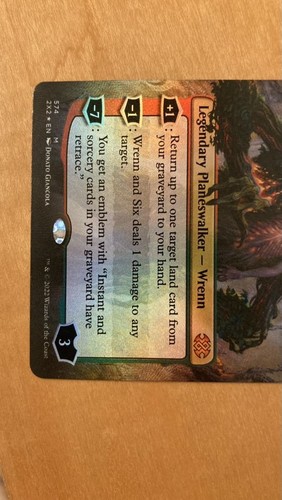 2XM Wrenn and Six English FOIL 1 Piece Texture MTG Expansion Art English wrenn a - Picture 4 of 7
