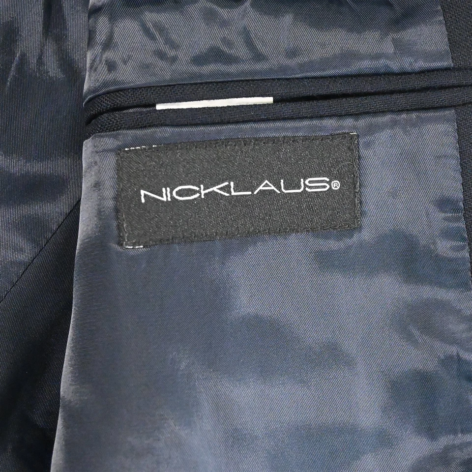 Nicklaus 38S Navy Blue Gold Button Mens Blazer Suit Jacket Sport Coat - Image 4 of 4