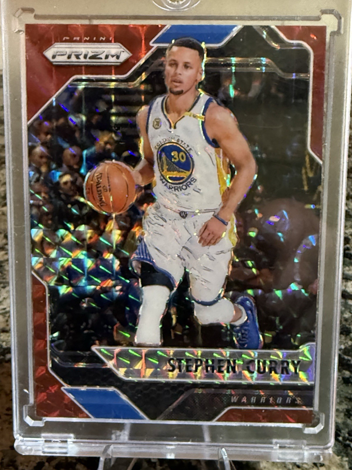 2016-17 Panini Prizm Mosaic - Stephen Curry #81 Red