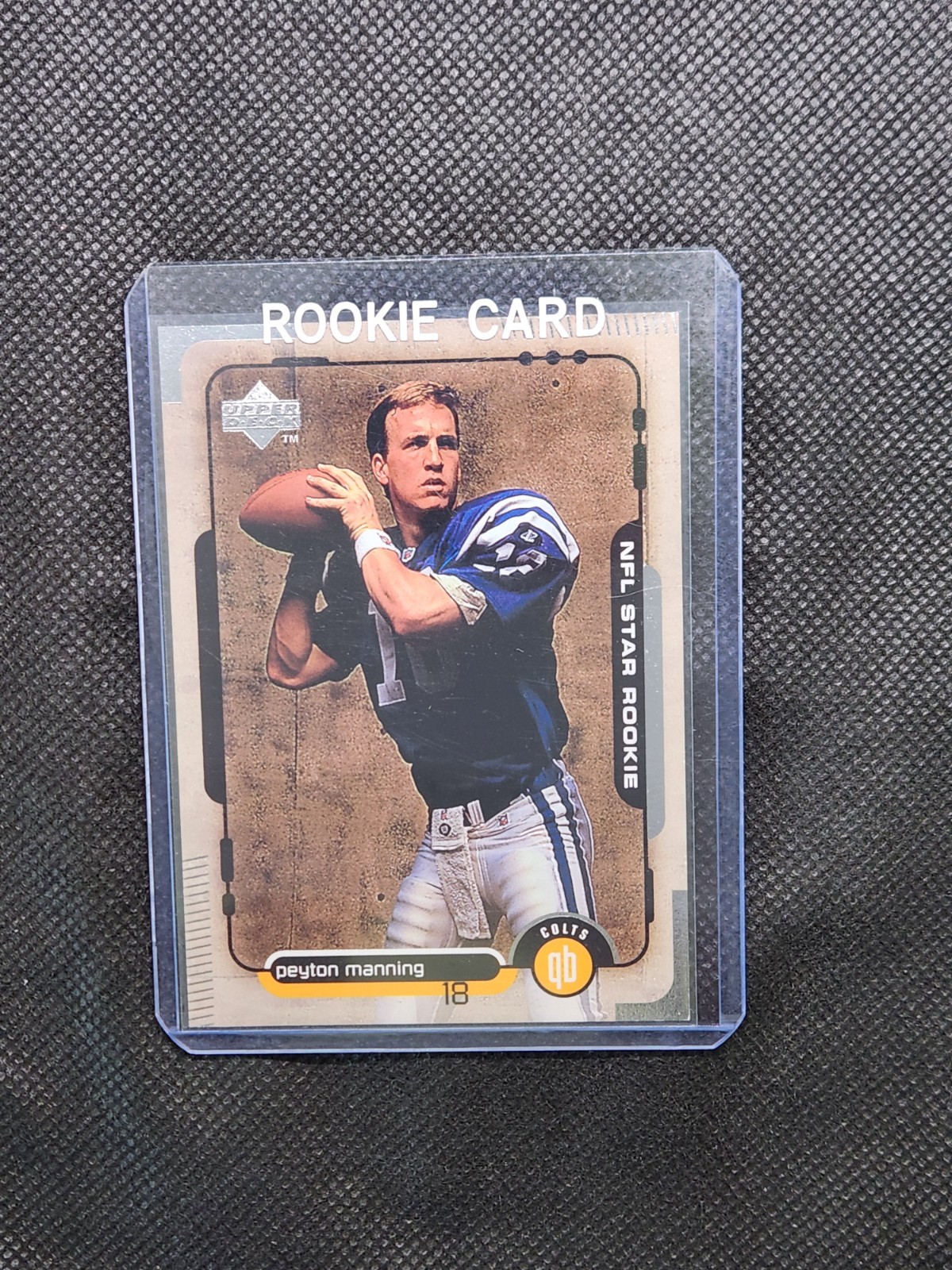 1998 Upper Deck - NFL Star Rookie Peyton Manning #1 (RC)