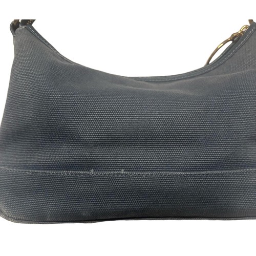 Coach ELLIS #CA626 canna di fucile/tela cachi con bordo in pelle BORSA A TRACOLLA -C descrizione - Foto 9 di 12