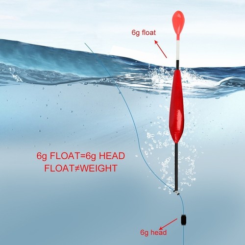 High Buoyancy Fishing Floats 10PCS Balsa Wood Rock Fishing Long Distance Cast - Picture 5 of 6