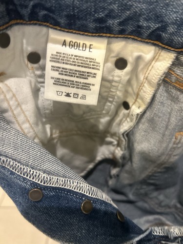 Talula Agolde High Rise Taper Women’s Jeans Buttonfly Blue Size 31 - Picture 5 of 8