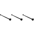 3 Pieces Vorhangstange Teleskop Ausziehbare Vorhangstangen Für Badezimmer