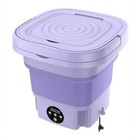 Portable Foldable 8L Mini Washing Machine - 3 Modes, Deep Cleaning,Soft Spin Dry