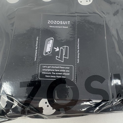 Traje ZOZO Japón Negro Blanco Lunares Medición Personal Pérdida de Peso Talla Desconocida - Imagen 4 de 5