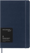 Smart Notebook, Large, Ruled, Sapphire Blue, Hard Cover 5 x 8.25 
