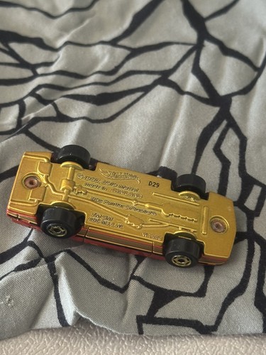 Vintage 1982 2010 Mattel Hot Wheels 80er rot Pontiac Firebird Gold Wheels unten - Bild 6 von 6