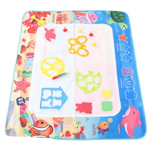 Kids Water Doodle Mat Reusable Water Painting Writing Board Educational Toys - Picture 9 of 23