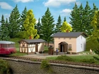 Auhagen 11457 Railway Guard House with Annex, H0