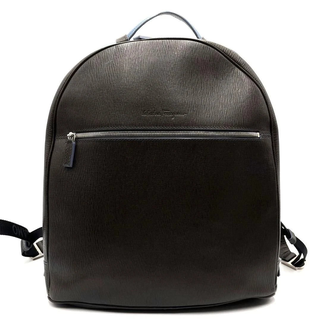Salvatore Ferragamo Leather Exterior Backpack Bags  display picture 3