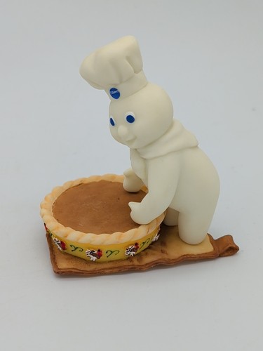 Set 12 Figurine Calendario Mensile Pillsbury Doughboy Vintage Danbury Mint 1997 - Foto 10 di 24