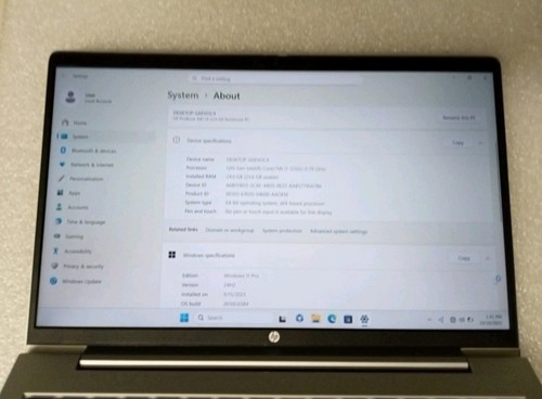 HP ProBook 440 G9 14 silber FHD 1,7 GHz i7-1255U 24GB RAM 512GB SSD - Bild 6 von 6