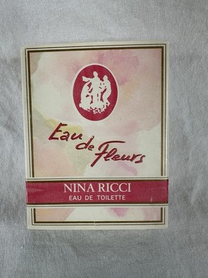 Vintage Nina Ricci  EAU DE FLEURS  EDT MINI Splash Bottle - Full!