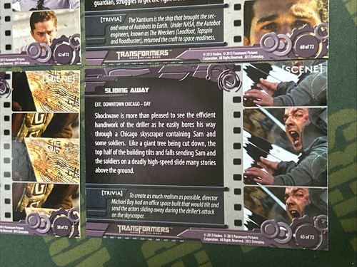 Transformers 2013 - Optimum Collection 4 cartas - Sam Witwicky - Shia LaBeouf - Imagen 10 de 10