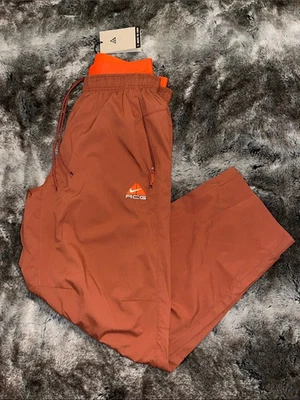 Nike ACG Pants Mens S Black Iguana 2 In 1 shorts Brown/Orange HJ2891 NWT $150 - Image 1 of 4