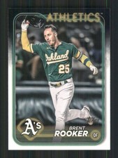 2024 Topps #186 Brent Rooker Oakland Athletics 40287