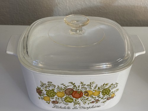 Rare Corning Ware Spice Of Life A-3-B, A-2-B, A-1-B, La Marjolaine 3QT, 2QT, 1QT - Picture 18 of 19