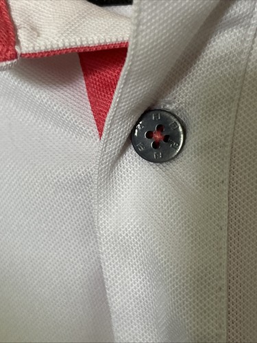 Old Course St Andrew’s Golf Polo Herren XL Stickerei pink weiß & grau gebraucht, in einwandfreiem Zustand - Bild 10 von 20