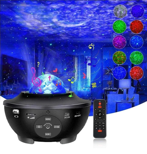 Smart WiFi Galaxy Music Star Light Projector With App & Remote Control Timer - Picture 1 of 13