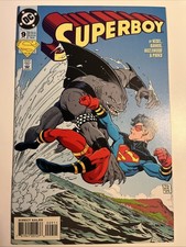 Superboy 9 1994 1st King Shark NM- James Gunn Suicide Squad Key 🔑 