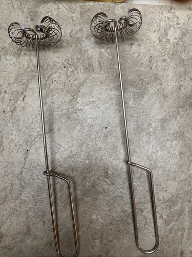 Two Pampered Chef Like STAINLESS STEEL MINI WHIPPERs - Picture 2 of 2
