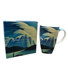 McIntosh Fine Bone China Mug Lawren S Harris Lake & Mountains 16oz Art Cup