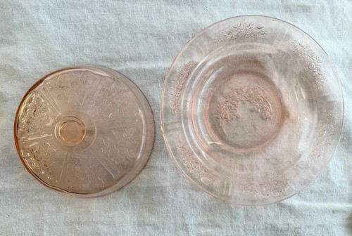 Rosa Depression Käse Butterdose Sharon Kohlrose - Bild 3 von 6