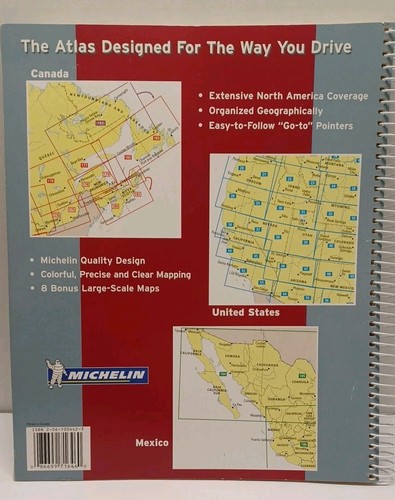 North America Road Atlas 2003 - Michelin - USA - Canada - Mexico VTG Nice Shape  - Picture 3 of 11