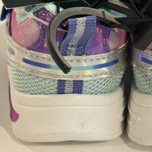 Athletic Works Purple Light Up Sneaker Shoes, Memory Foam,Toddler Girl 7 NWT NEW - Picture 22 of 23