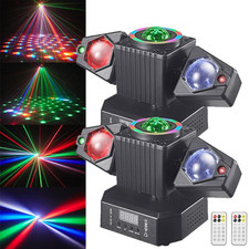 KTV Laser Light RGBW LED Moving Head Disco Stage Lighting Beam DMX512 Party DJ