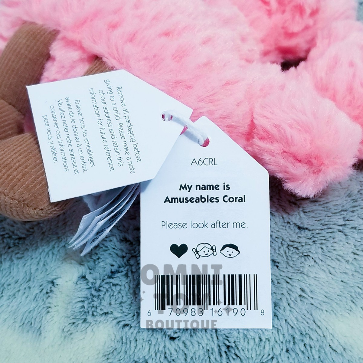 Jellycat A6CRL Amuseables Coral for sale online | eBay