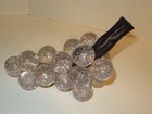 Bunch of Vintage Clear Acrylic Grapes