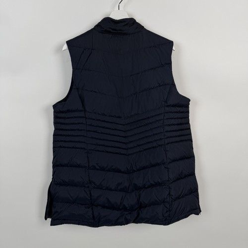 Gilet lungo J. Jill Down Puffer XL blu scuro due vie full zip outdoor donna - Foto 3 di 11