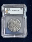 Liberty Walking Half Dollar 1929-S 50C Silver 90%, ICG VG10 Details, Plugged