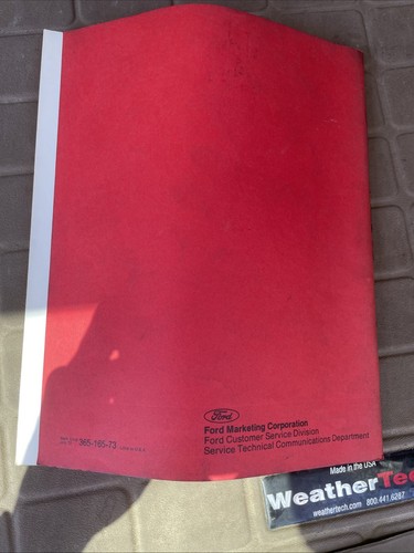 Ford Truck Shop Manual - 1973 - PRELIMINARY - (FIRST PRINTING) - Picture 2 of 3