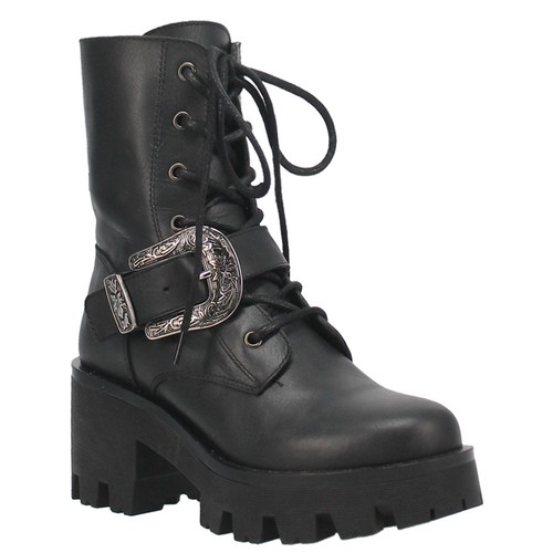 Dingo Double Down Round Toe Platform Lace Up Womens Size 9.5 M Casual Boots DI9 - Bild 2 von 5