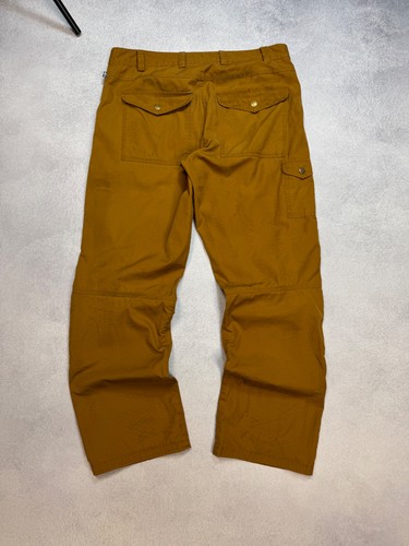 Fjallraven G-1000 Mens Barents Pro Pants Regular Fit Mid Waist Orange Size M/50 - Picture 8 of 11