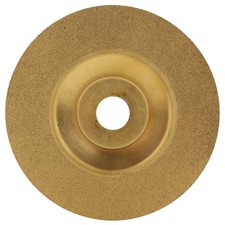 4" Diamond Grinding Wheel Convex Sanding Disc Grit 150 Coated TITANIUM for Stone