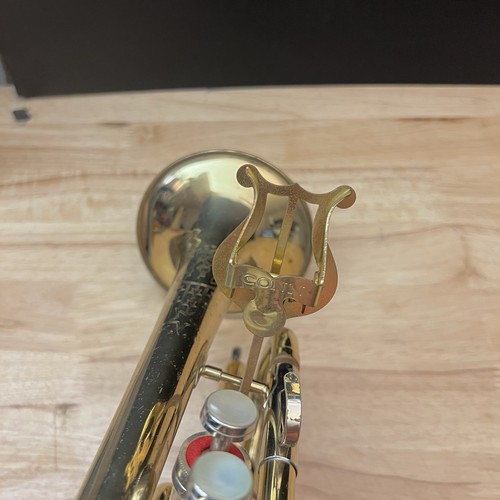 CONN - Vintage Brass Cornet Director with/ Conn Case - No. K30069 - UNTESTED - Picture 15 of 24