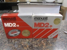 Lot (19) NEW MAXELL 3M 5.25" 5 1/4 MD 2D Mini Floppy Disks W/ (2) Games