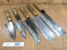 Japanese Chef's Kitchen Knife Set 5 Piece DEBA NAKIRI from Japan LL033
