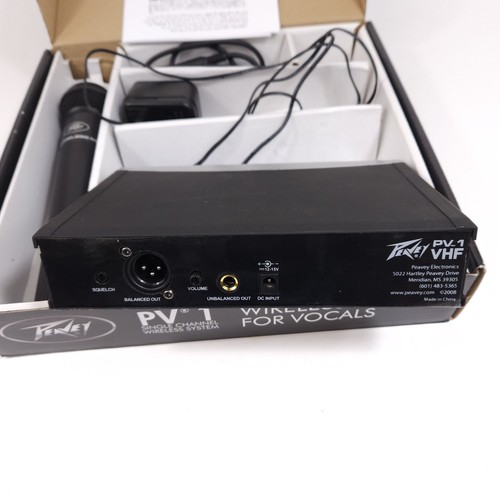 Peavey PV-1 V1 HH 203.400MHZ VHF Handheld Wireless Microphone System 3010050 - Picture 6 of 11