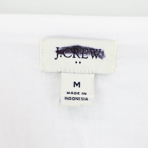 NWT J.Crew Factory Linen-Blend Lined Squareneck Tank Top In White Size Medium - Picture 6 of 9