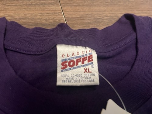 Vintate Mankato Minnesota State Mavericks XL Purple T Shirt With Tags - Bild 9 von 9