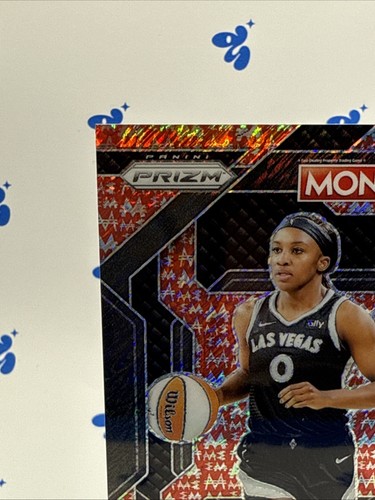 2024 Prizm Monopoly WNBA #WNBA15 JACKIE YOUNG Red Millionaire Shimmer #/100 Aces - Imagen 3 de 11