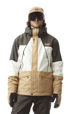 Giacca da sci uomo grande Kenko Raven grigia snowboard isolata prezzo consigliato £ 265